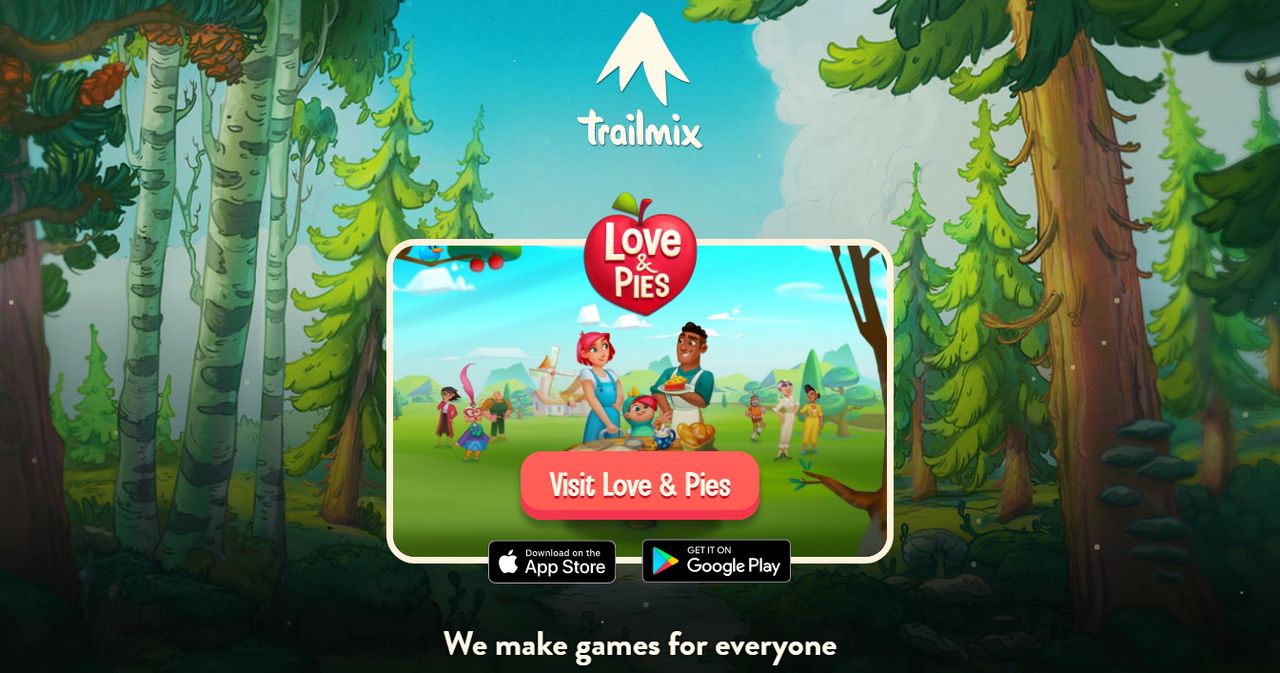 Успех «Love & Pies» привлёк Trailmix инвестиции от Supercell — Разработчики  — Новости — Всё о создании игр