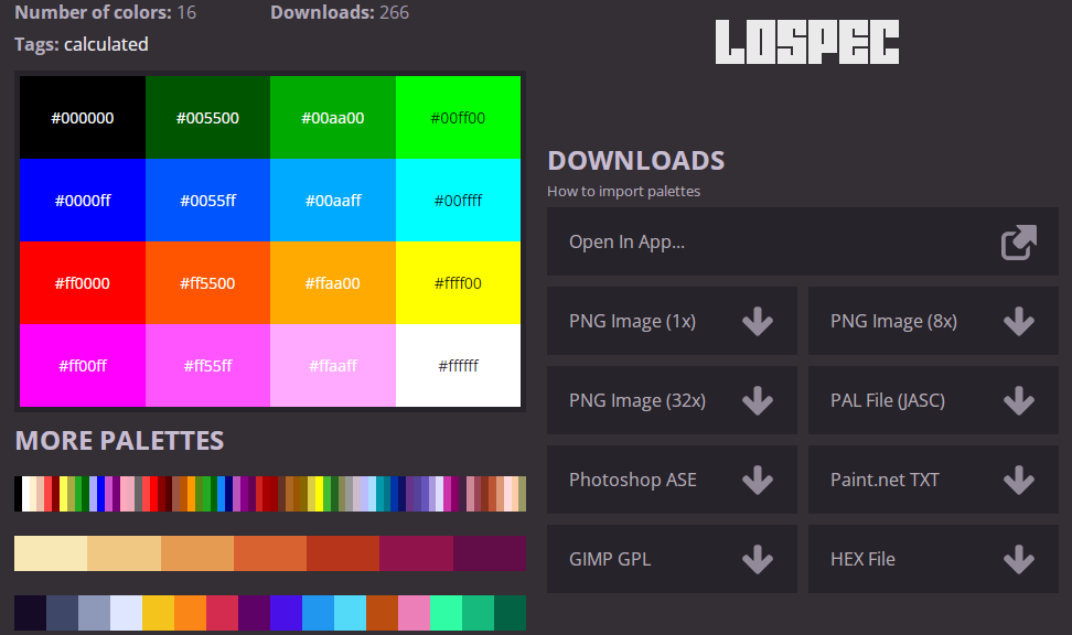 Lospec. Цветовая палитра база. Палитра цветов без цвета. Palette list. Цвета баз.